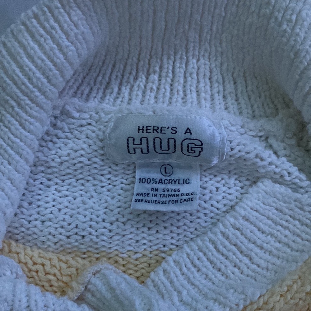 Here’s a HUG sweater knit top - Picture 3 of 3